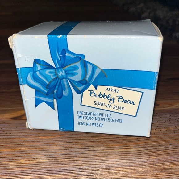 NIB Vintage Avon Bubbly Bear Soap In Soap With Box - Picture 2 of 7